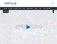 Tablet Screenshot of ameresco.com